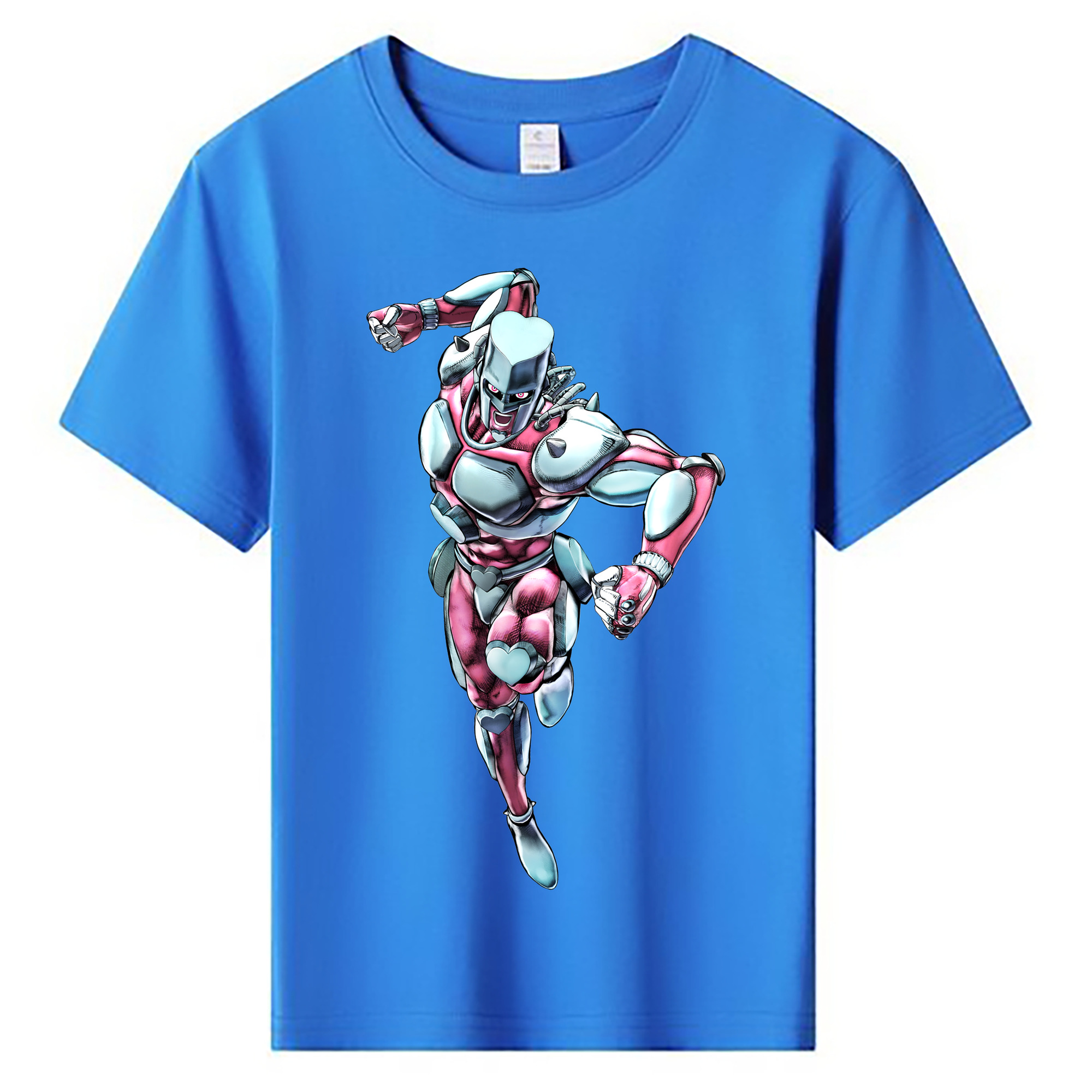 （画像用） ジョジョの奇妙な冒険 ひがしかた じょうすけ JoJo's Bizarre Adventure Higashikata Josuke 綿100％キッズTシャツ（フロントプリント）